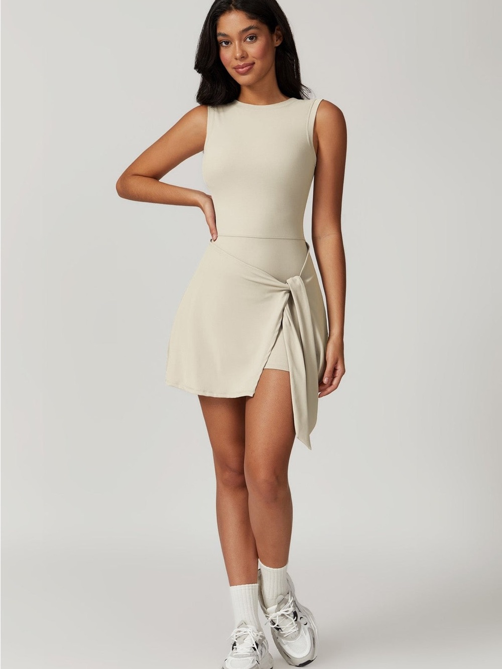 Skylar Mini Dress - Cream